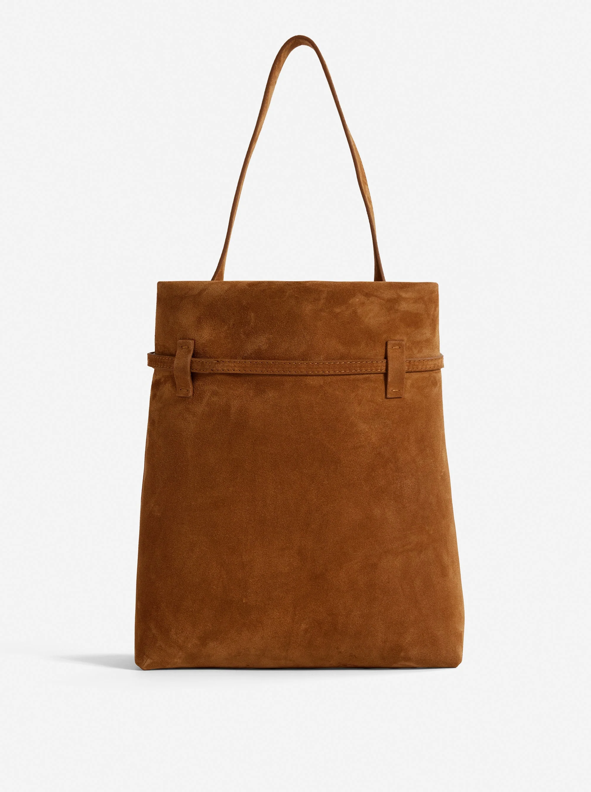 Tote du Jour Camel Suede - Image 3