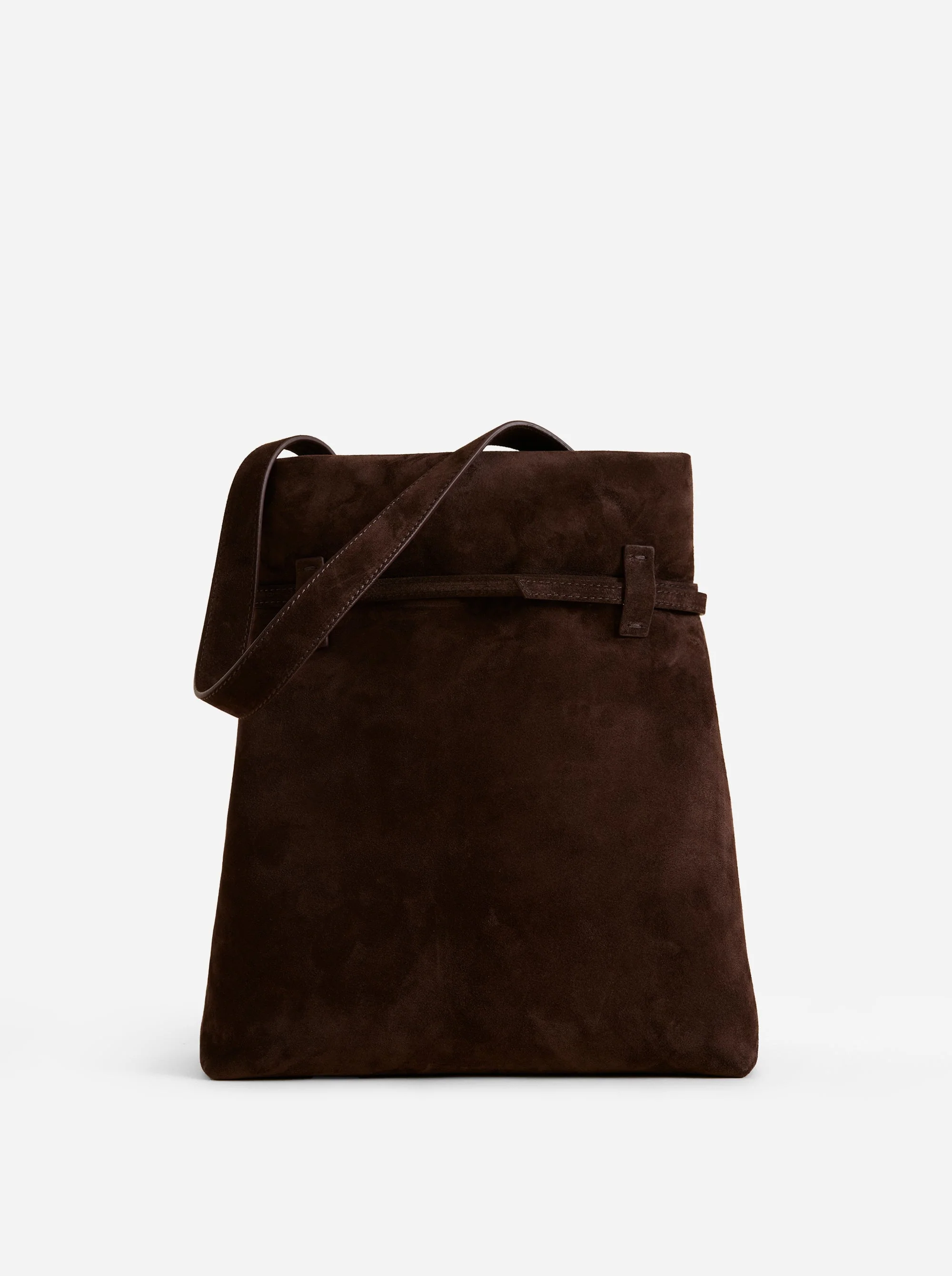Tote du Jour Deep Brown Suede - Image 4